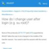 How do I change user after login (e.g. su root)? :: WinSCP